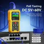 تستر کابل شبکه NOYAFA مدل NF-8504 با نمایشگر رنگی PoE - Image 3